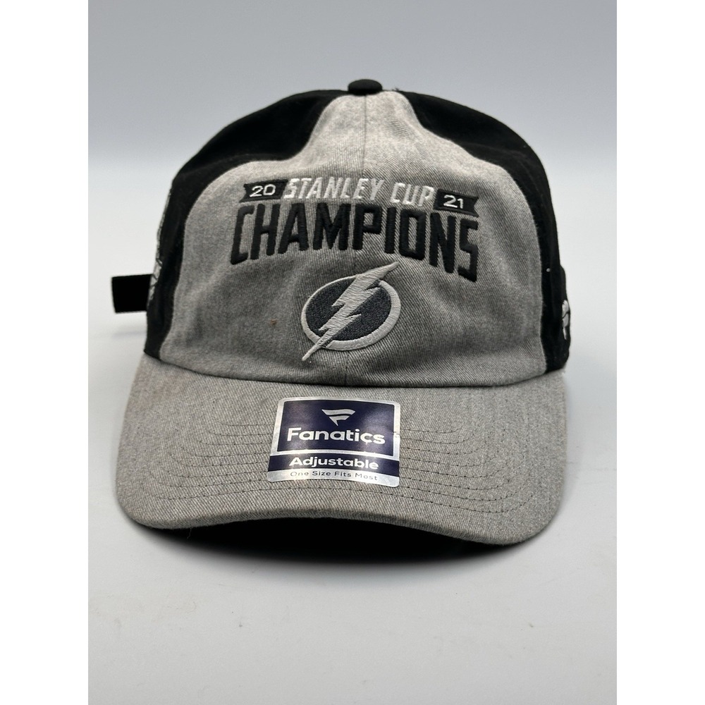 Fanatics Cap Tampa Bay Lightning 2021 Stanley Cup Champions New‎
